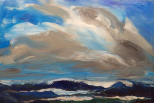 Ocean Sky Series #3 by Sandy Roumagoux